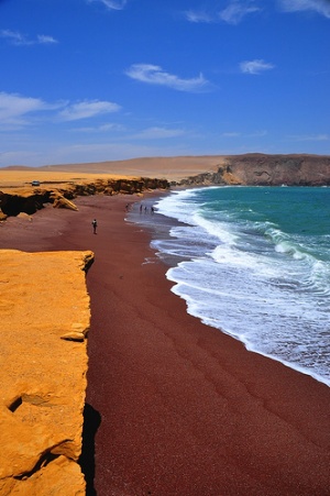 Photo:  Red Beach, Paracas, Peru 
